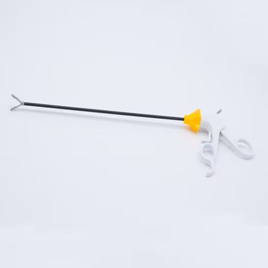 Pinze porta aghi chirurgiche curve laparoscopiche laparoscopiche monouso Strumenti chirurgici
